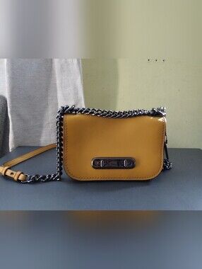 COACH Mustard Leather Bag